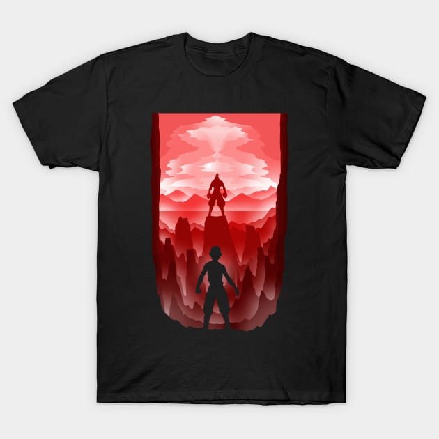 Aang vs Ozai T-Shirt by BenCharman